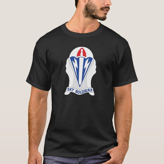 173:e flygburna brigaden "Himlar Soldiers" T Shirt (Framsida)