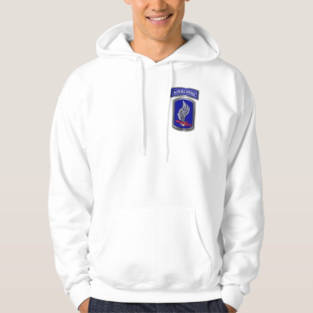 173:e flygburna brigaden hoodie (Framsida)