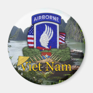 173:e flygburna brigaden Vietnam krig-veterinärer Magnet