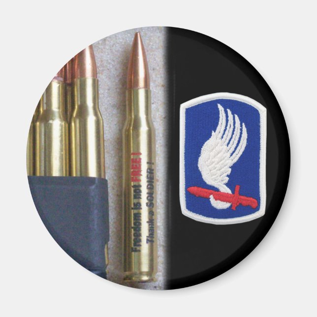 173:e luftburet plåster vet magnet vfw nam iraq (Framsidan)