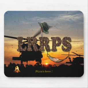 173:e luftburna LRPS LRRP vietnam vets Mousepad Musmatta