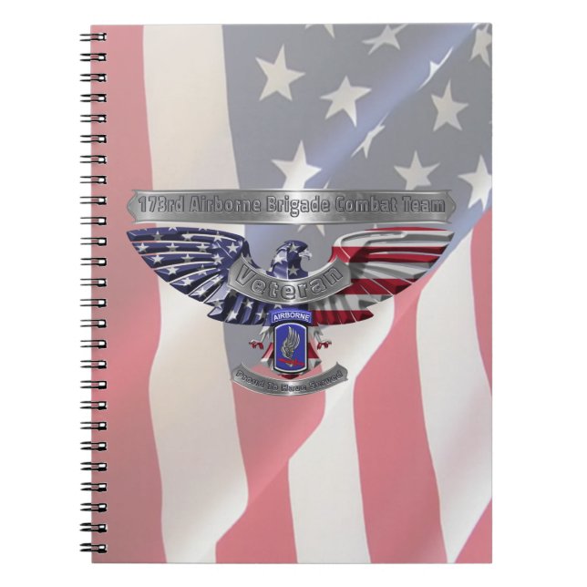 173rd Airborne Brigade Anteckningsbok (Framsidan)