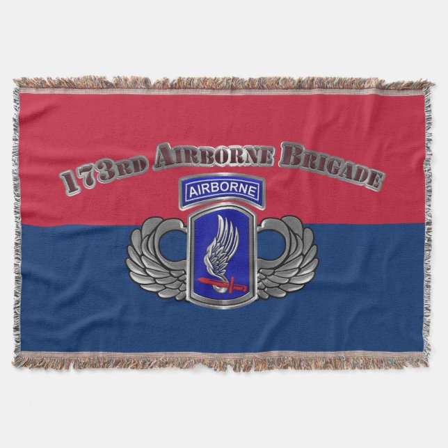 173rd Airborne Brigade  Filt (Framsidan)