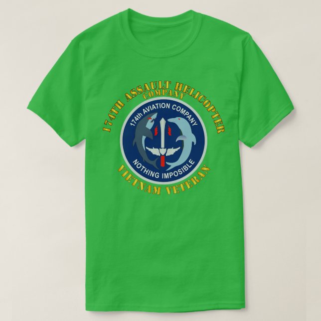 174:e AHC Vietnam Vet T Shirt (Design framsida)