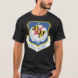 175:e Vinge Maryland Luft militärmilitärPa T Shirt