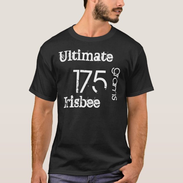 175 gram som är ultimat, Frisbee T-shirt (Framsida)