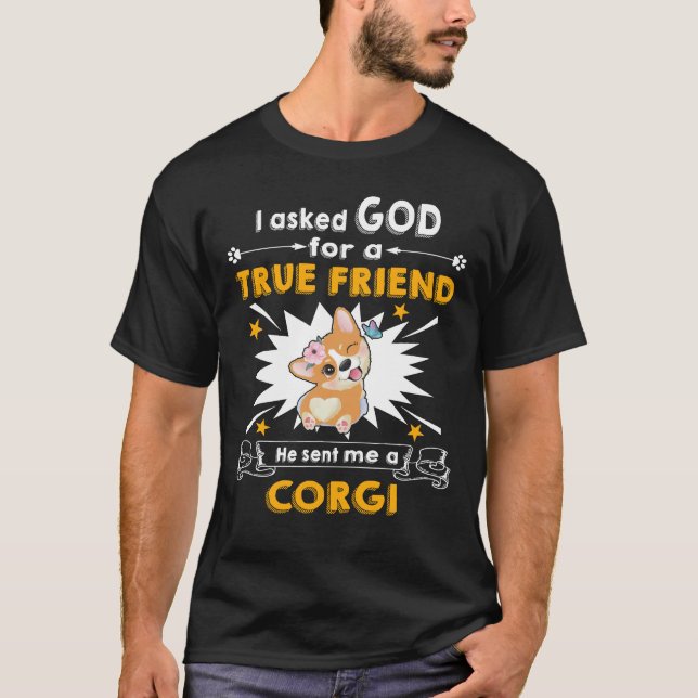 175 skickade han en Corgi till mig T Shirt (Framsida)