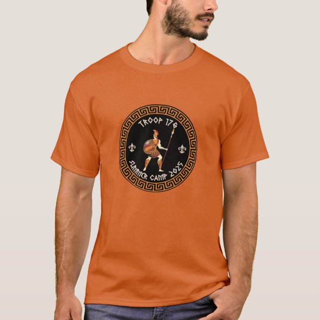 176 Sommarläger 2025 - Stil E T Shirt (Framsida)