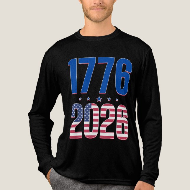 1776 2026 250 år frihet  t shirt (Framsida)