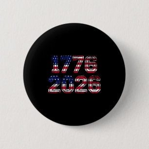 1776-2026 250-års födelsedag Amerikansk Flagga Örn Knapp