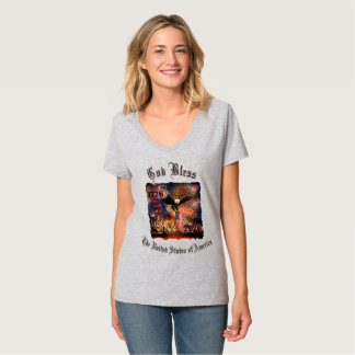 1776 - 2026 250-årsjubileum för amerikanska kvinno t shirt