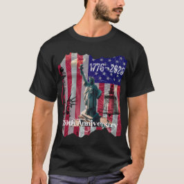 1776–2026 250-årsjubileum t shirt
