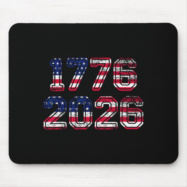 1776-2026 250th Birthday American Flag Eagle Shirt Musmatta (Framsidan)