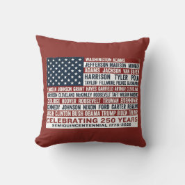 1776-2026 America 250-årsjubileum Presidentbil Kudde