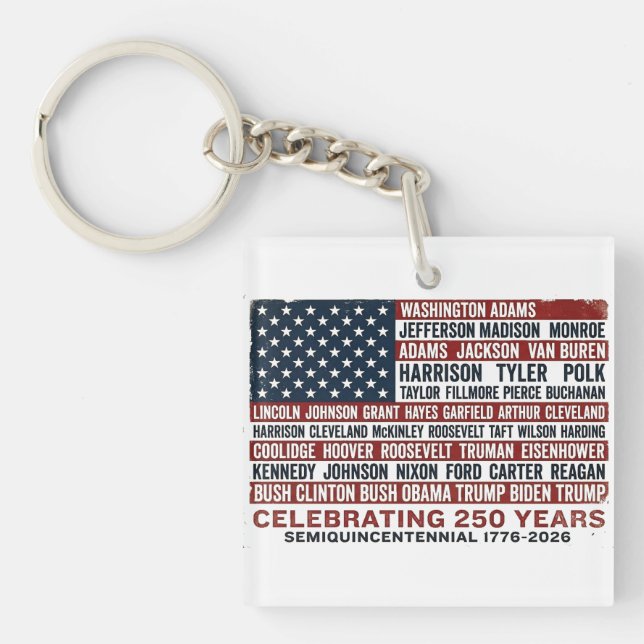1776-2026 America 250-årsjubileum Presidentbilar (Framsidan)