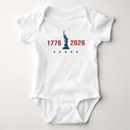 1776 2026 Frihetsgudinnan Röd Vit Blå USA 250 T Shirt