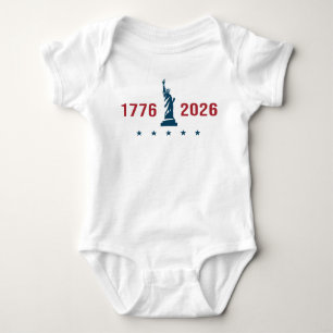 1776 2026 Frihetsgudinnan Röd Vit Blå USA 250 T Shirt