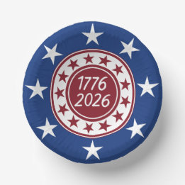 1776-2026 Patriotiskt Partipapper