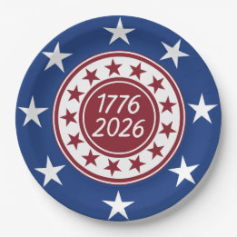 1776-2026 Patriotiskt Partitema