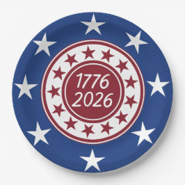 1776-2026 Patriotiskt Partitema