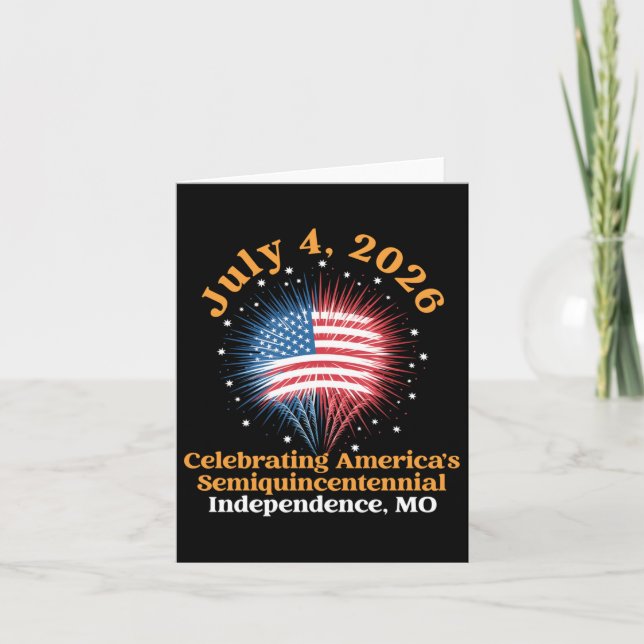 1776-2026 Självständighet, Missouri Americas 250:e Kort (Framsida)