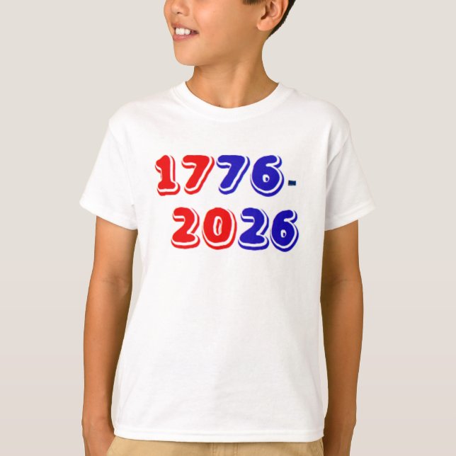 1776 2026 T-Shirt (Framsida)
