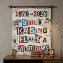 1776-2026 USA 250-årsjubileum Kantig Ransom-nota