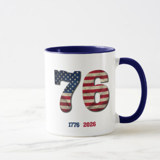 1776-2026 USA 250th Anniversary Patriotic Design Mugg