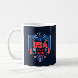 1776-2026 USA KAFFEMUGG
