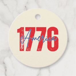 '1776 America' 250-årsjubileum 4:e juli kräm Gåvor Etiketter