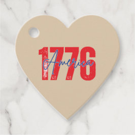'1776 America' 250-årsjubileum Havrebrun 4 juli Gåvor Etiketter