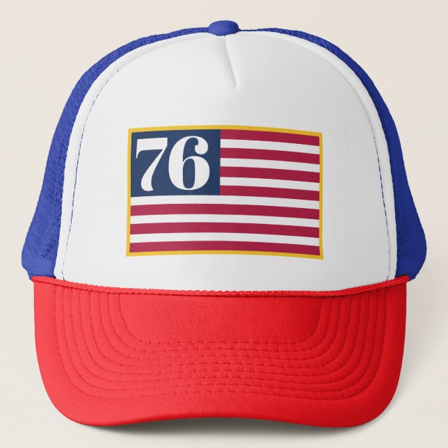 1776 America 250-årsjubileum Truckerhatt Keps (Framsida)