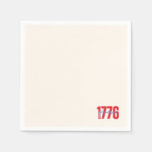 '1776 America' Mjuk Elfenbensvit Bakgrund 4:e Juli