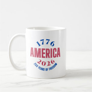 1776 AMERIKA 2026 250 år frihet Kaffemugg