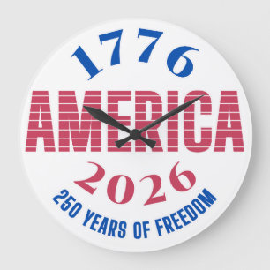 1776 AMERIKA 2026 250 år frihet  Stor Klocka