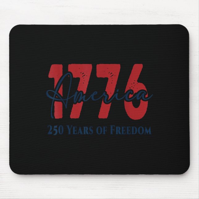 1776 Amerika 250 år av frihet 2026 Musmatta (Framsidan)