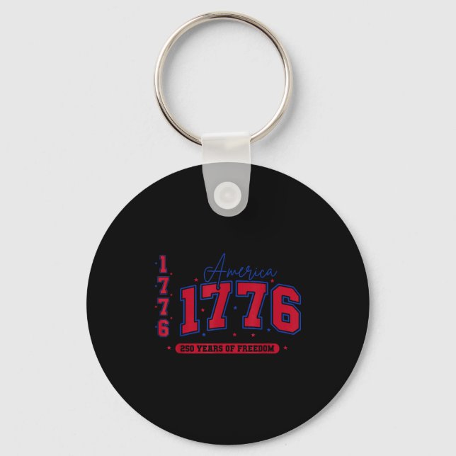 1776 Amerika 250 år frihet Nyckelring (Framsida)