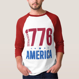 1776 Amerika 250 år historisk frihet T Shirt