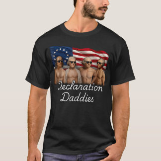 1776 Amerika Deklaration Pappor T Shirt