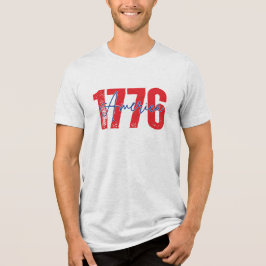 '1776' Amerika Modern Grafik 4:e Juli T Shirt