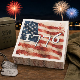 1776 Amerikansk Flagga 250 BBQ Pappersservett