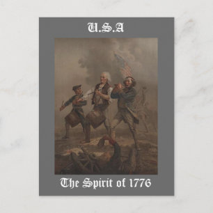 1776 års anda vykort