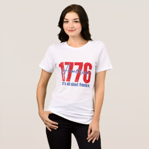 1776 Det handlar om frihet Patriotisk USA  T Shirt