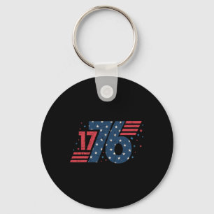 1776 Distressed Usa Flag Självständighetsdagen 4:e Nyckelring