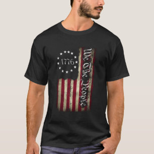 1776 Folkets patriotiska amerikanska konstitution T Shirt
