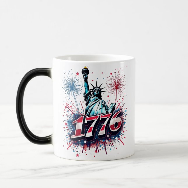 1776 Frihetens natur Magisk Mugg (Vänster)