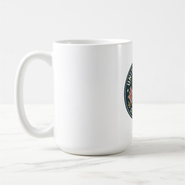 1776 Liberty Torch - Vintage Americana Seal Kaffemugg (Vänster)