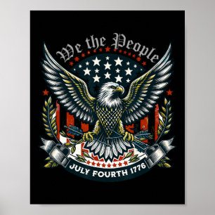 1776 Liv Frihet Jakten På Lycka 4:e Juli Poster