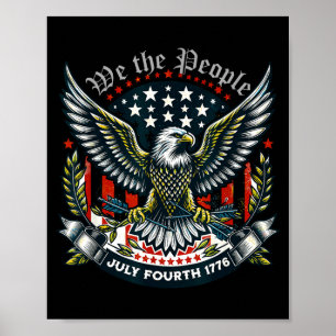 1776 liv frihet strävan efter lycka 4 juli poster
