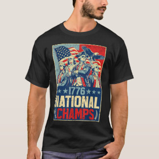 1776 Nationella Mästare 250 Amerika År USA 250:e T Shirt